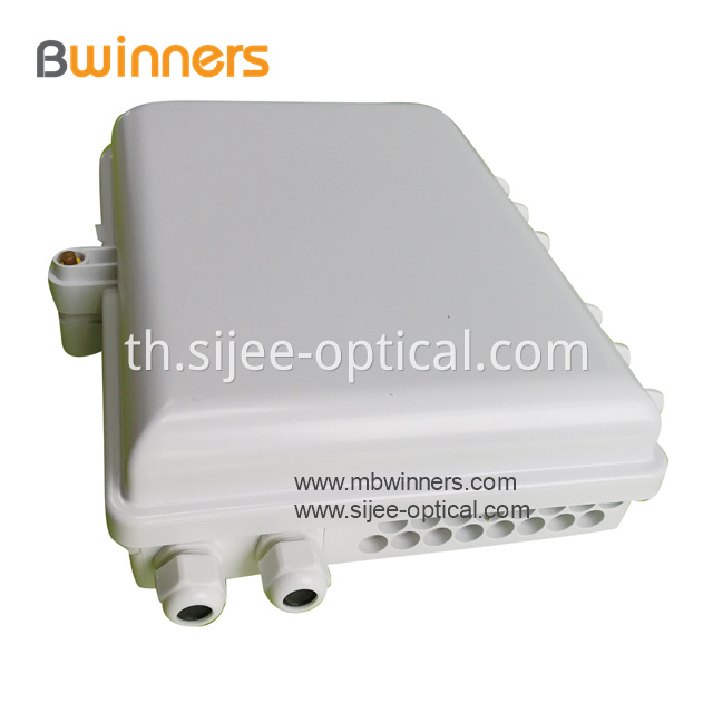 กล่องกระจายไฟเบอร์ออปติก Ftth Ftth Optical Fiber Distribution Box